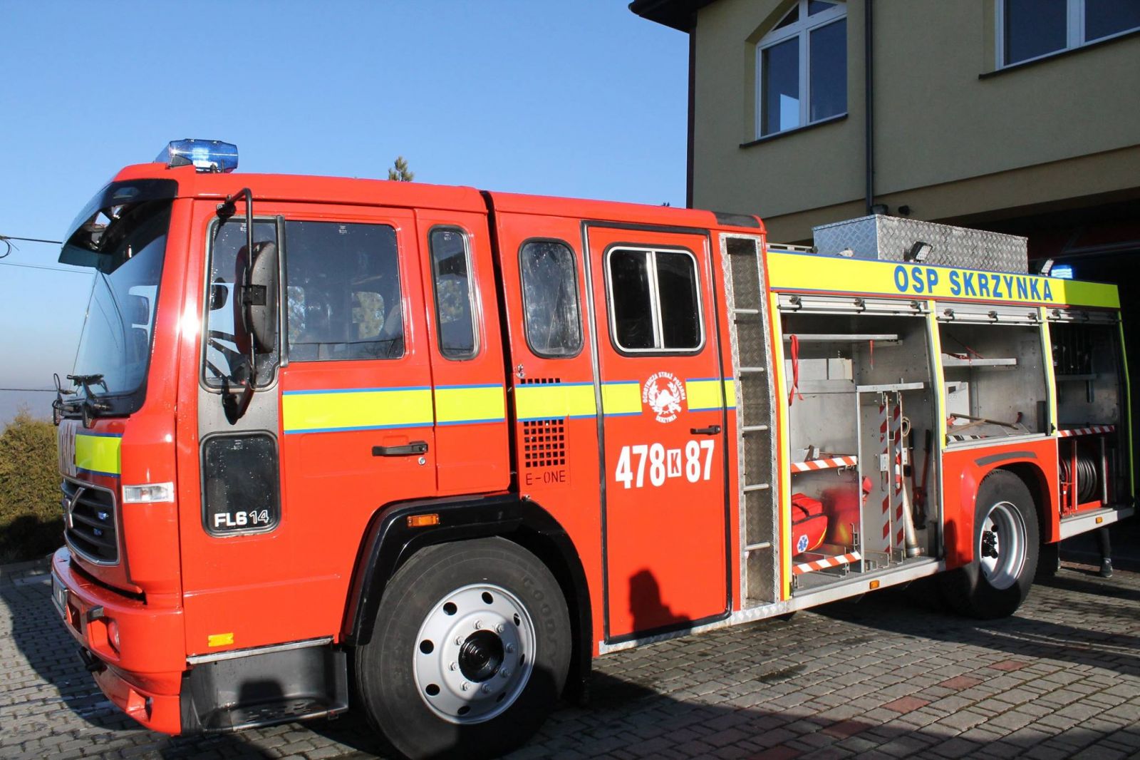 samochód OSP Skrzynka