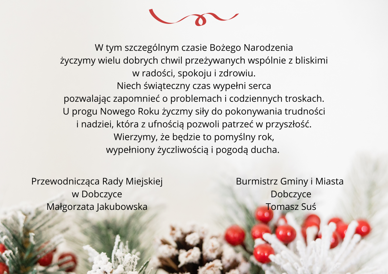 życzenia - Boże Narodzenie