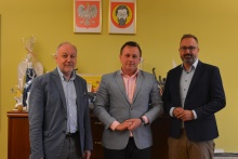 Prezydent miasta Zawiercie z wizytą w Dobczycach