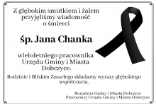 Zmarł wieloletni pracownik urzędu Jan Chanek