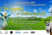 Parada najpiękniejszych kóz III Dobczyckiego Wypasu 2015