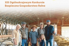 Grafika promująca konkurs Bezpieczne Gospodarstwo Rolne