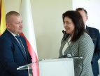 Ślubowanie Tomasza Widły na Radnego Rady Miejskiej w Dobczycach