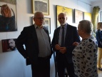Uczestnicy wernisażu Pauliny i Macieja Gryglaszewskich