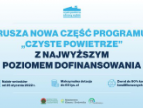 Grafika promująca program Czyste powietrze