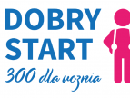 Logo programu Dobry Start 300+ dla ucznia