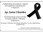Zmarł wieloletni pracownik urzędu Jan Chanek