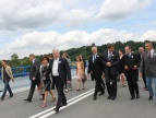 2012 - Otwarcie obwodnicy Dobczyce, w którym wziął udział również Hans - Juergen Matthies