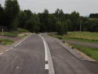 droga gminna 540141K w miejscowości Stojowice po zakończonej inwestycji 