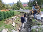 Regulacja rowów w Dobczycach