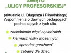Święto ulicy profesorskiej  - plakat