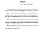 Pismo od Posła na Sejm - Jarosława Szlachetki
