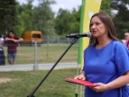 Przemawiająca reprezentantka posła
