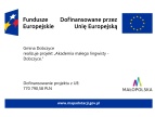 plakar promoujący projekt