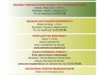 plakat zawiera szczegółowe informacje dotyczace poszczególnych badań (kto może skorzystać, gdzie i jak się zarejestrować) w ramach akcji zadbajmy wspólnie o zdrowie twojej rodziny