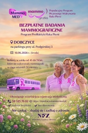 Bezpłatne badania mammograficzne