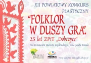 Plakat promujący konkurs plastyczny 