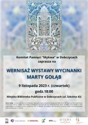 błękitny plakat z mozaiką 