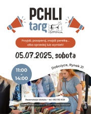 Plakat praomujący Pchli Targ.