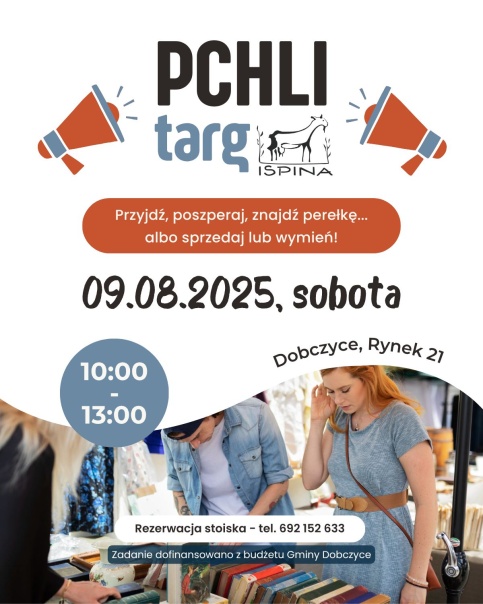 Plakat praomujący Pchli Targ.