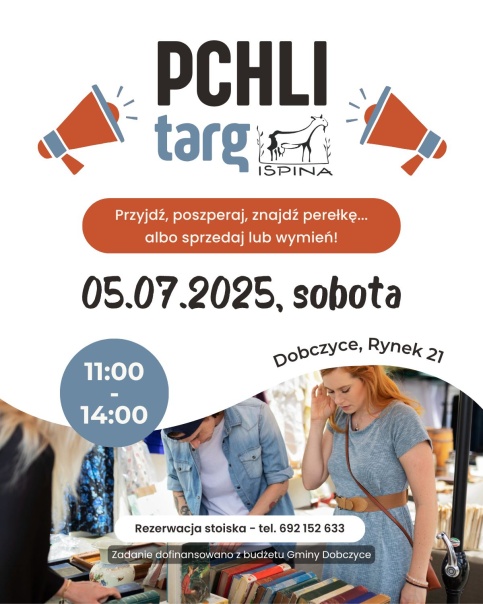 Plakat praomujący Pchli Targ.