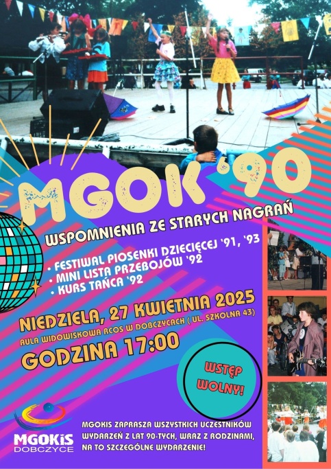 Plakat promujący wieczór wspomnień